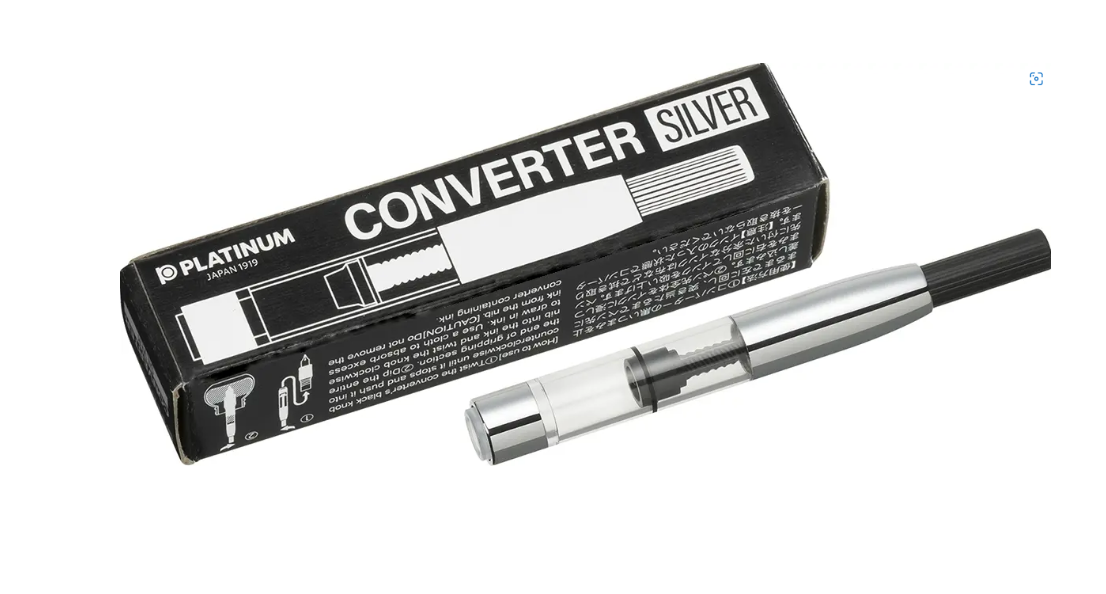 Fountain Pen Converter in Silver · Platinum