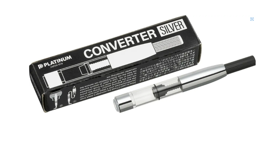 Fountain Pen Converter in Silver · Platinum