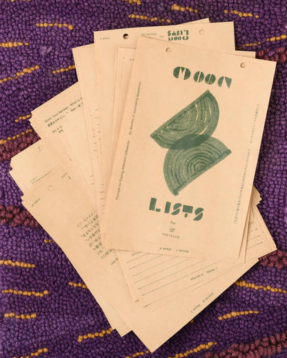 Moon Lists for A5 Snap Pad ・PostalCo