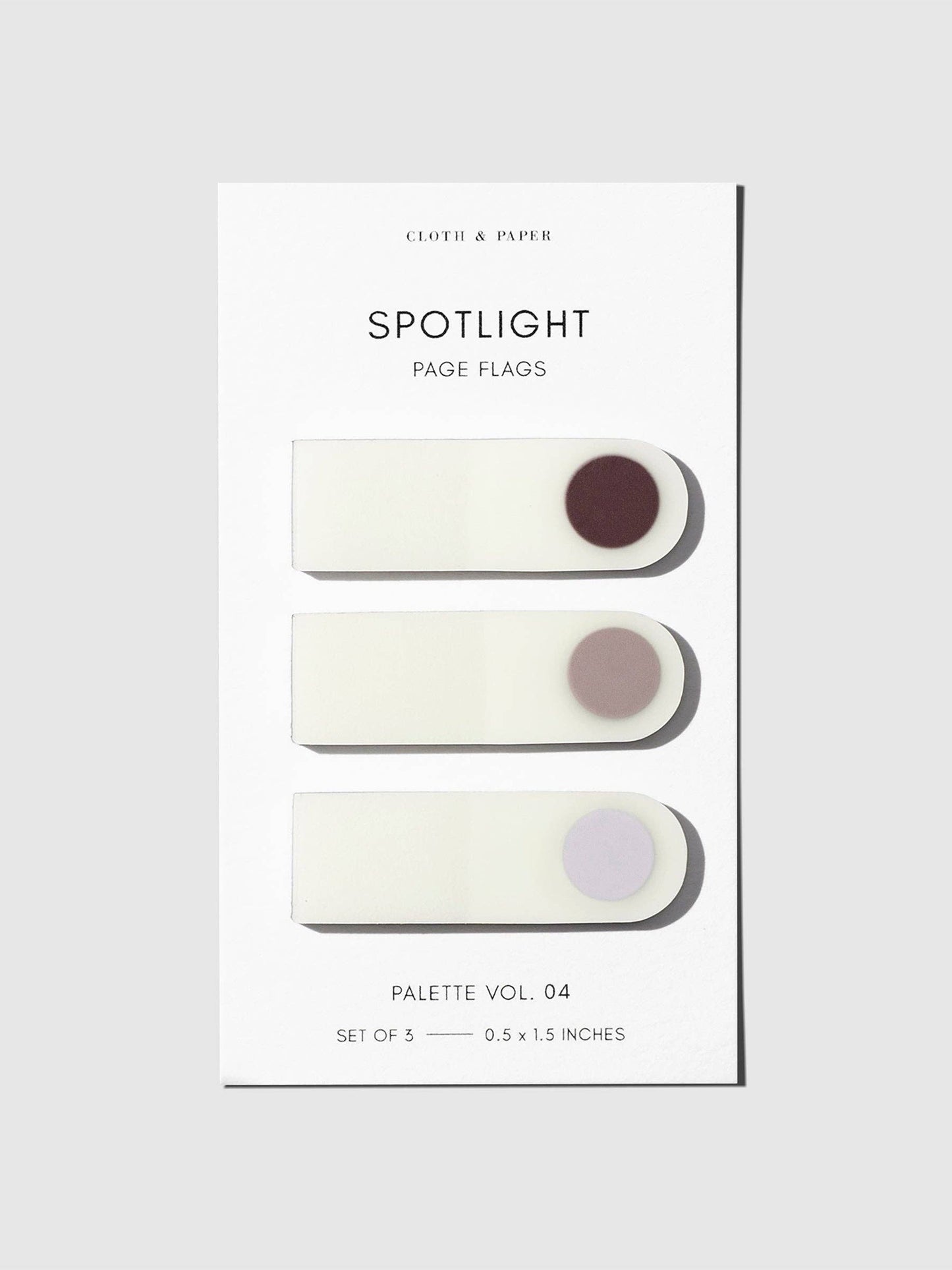 Vol. 1E Spotlight Page Flag Set · Cloth & Paper