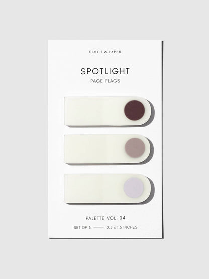 Vol. 05 Spotlight Page Flag Set · Cloth & Paper
