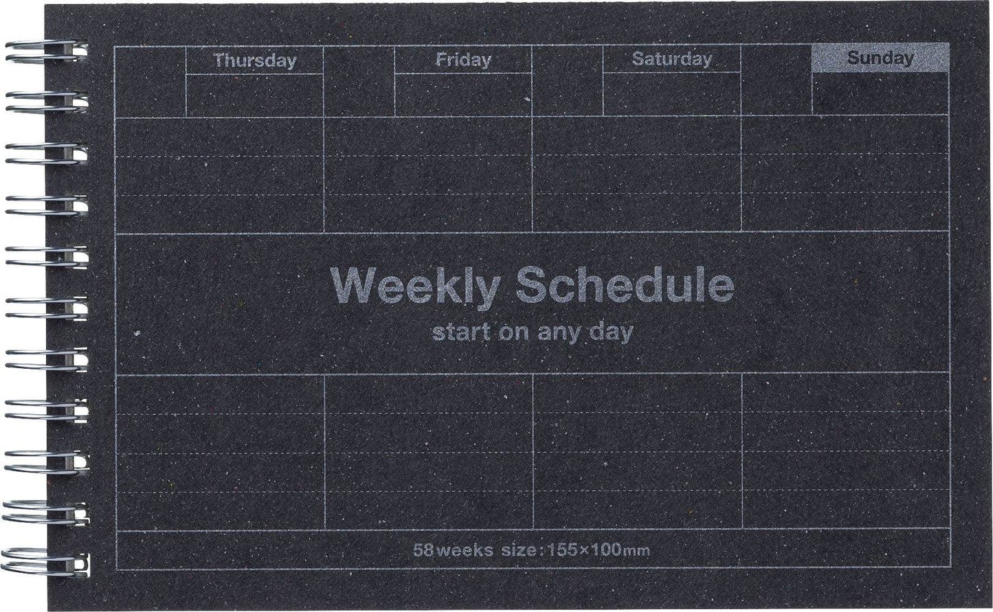 Mark's Day Free Weekly Schedule《Black》