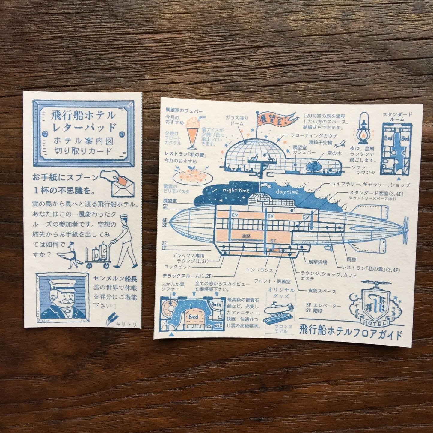 Airship Hotel Letter Pad · Kyupodo