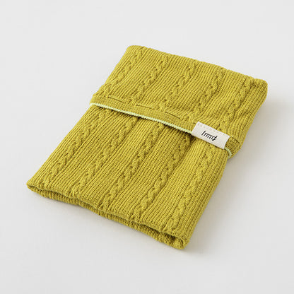 A6~B6 Knitted Techo Haramaki Book Band · Midori