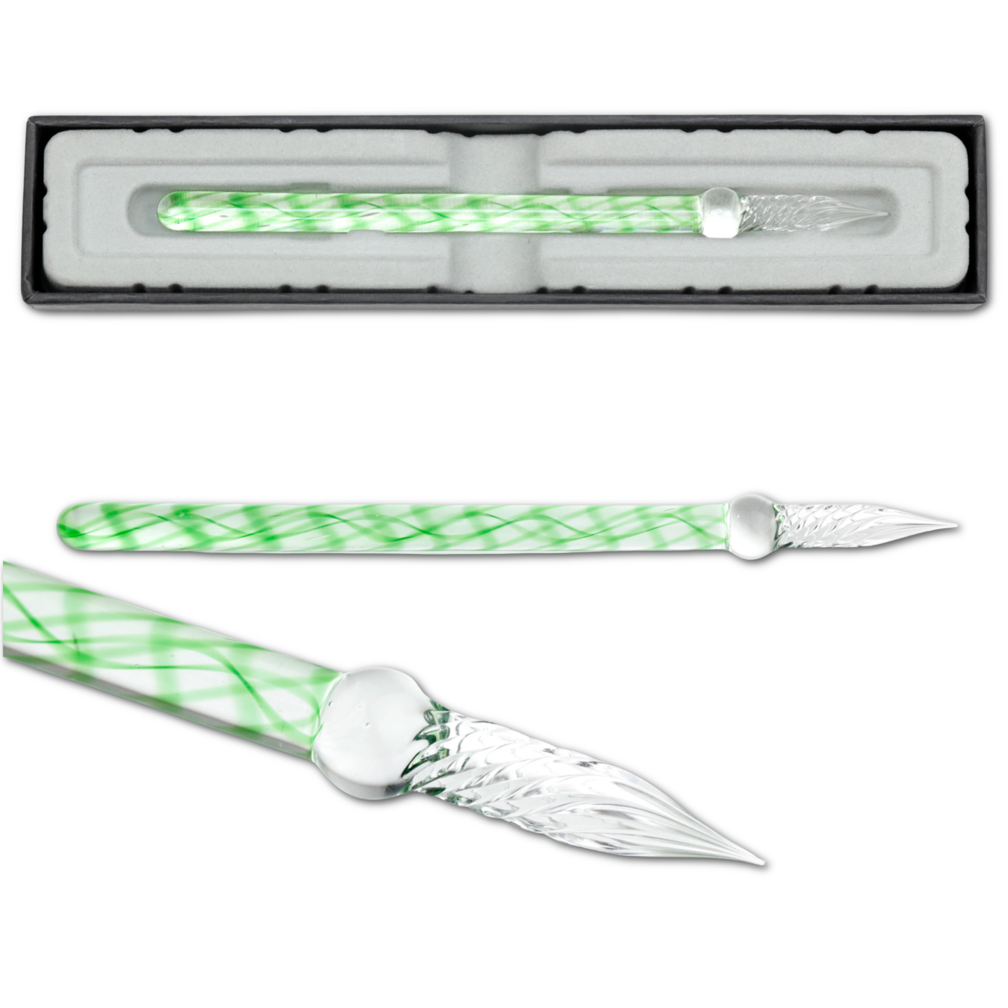 Herbin Swirl Glass Dip Pens