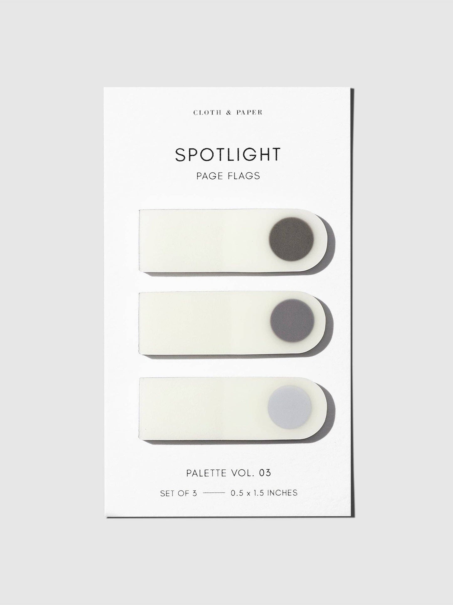 Vol. 1E Spotlight Page Flag Set · Cloth & Paper
