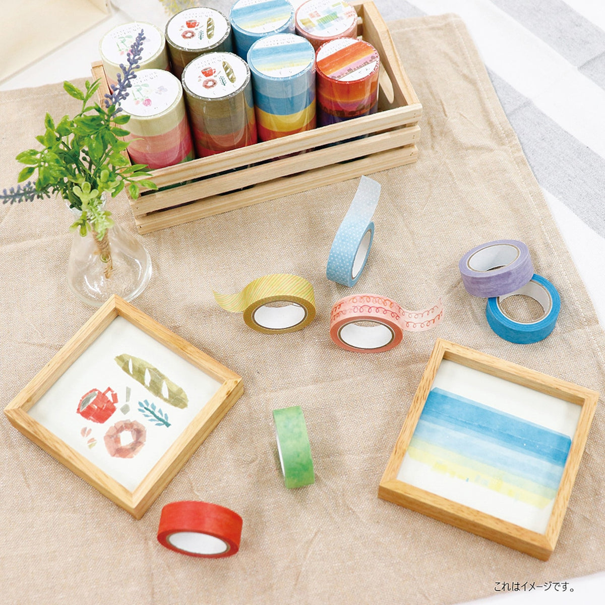 Sky Washi Tape《6 Color Set》· Miki Tamura