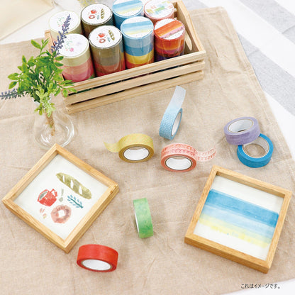 Sky Washi Tape《6 Color Set》· Miki Tamura