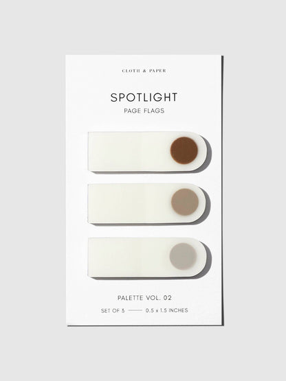 Vol. 05 Spotlight Page Flag Set · Cloth & Paper