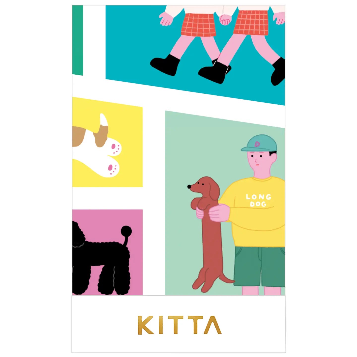 Dog Stamps KITTA Washi Tape · King Jim
