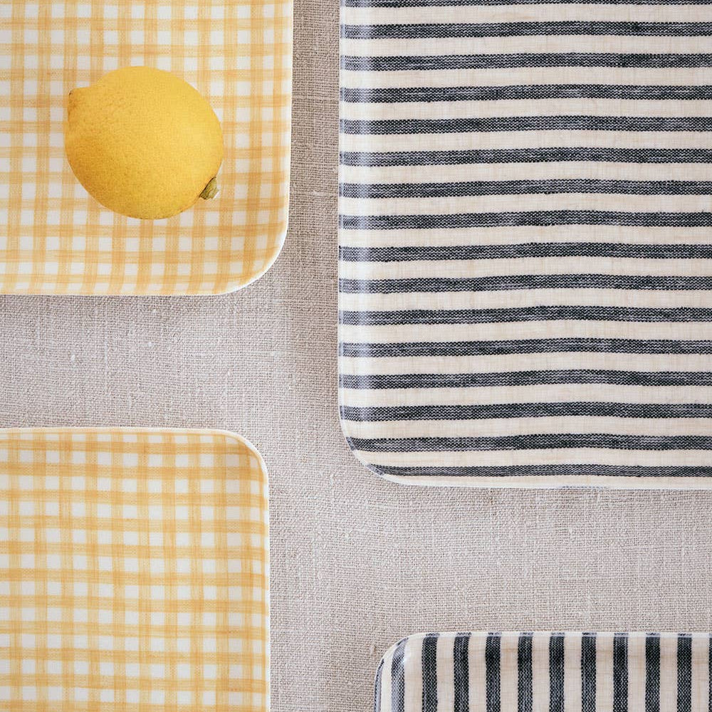 Keily Linen Coated Tray · Fog Linen Work
