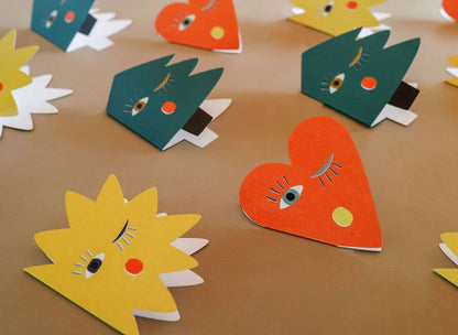 Star Blink Die Cut Card · Isatopia