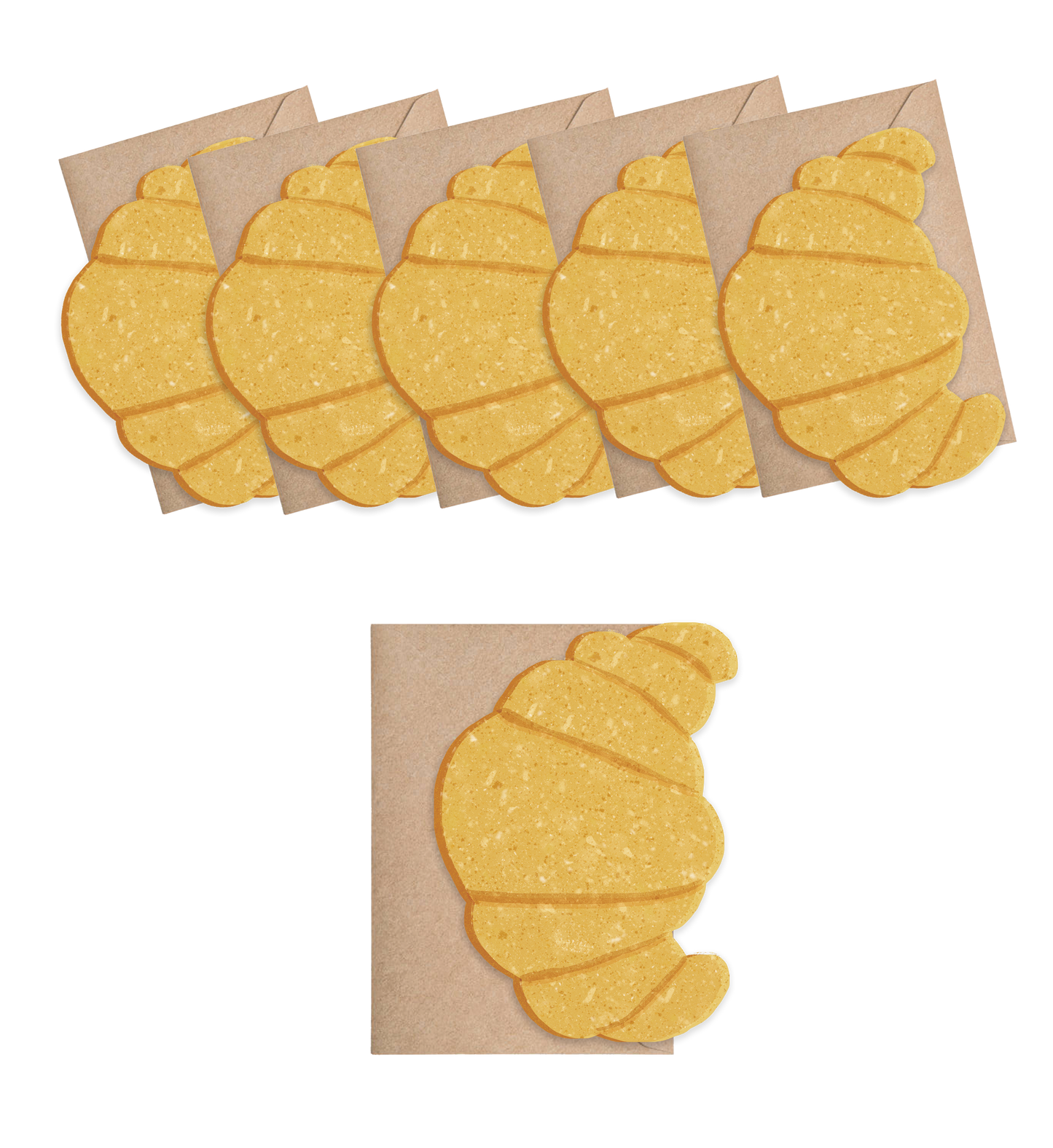 Croissant Mini Cards《Box of 6》 · Isatopia