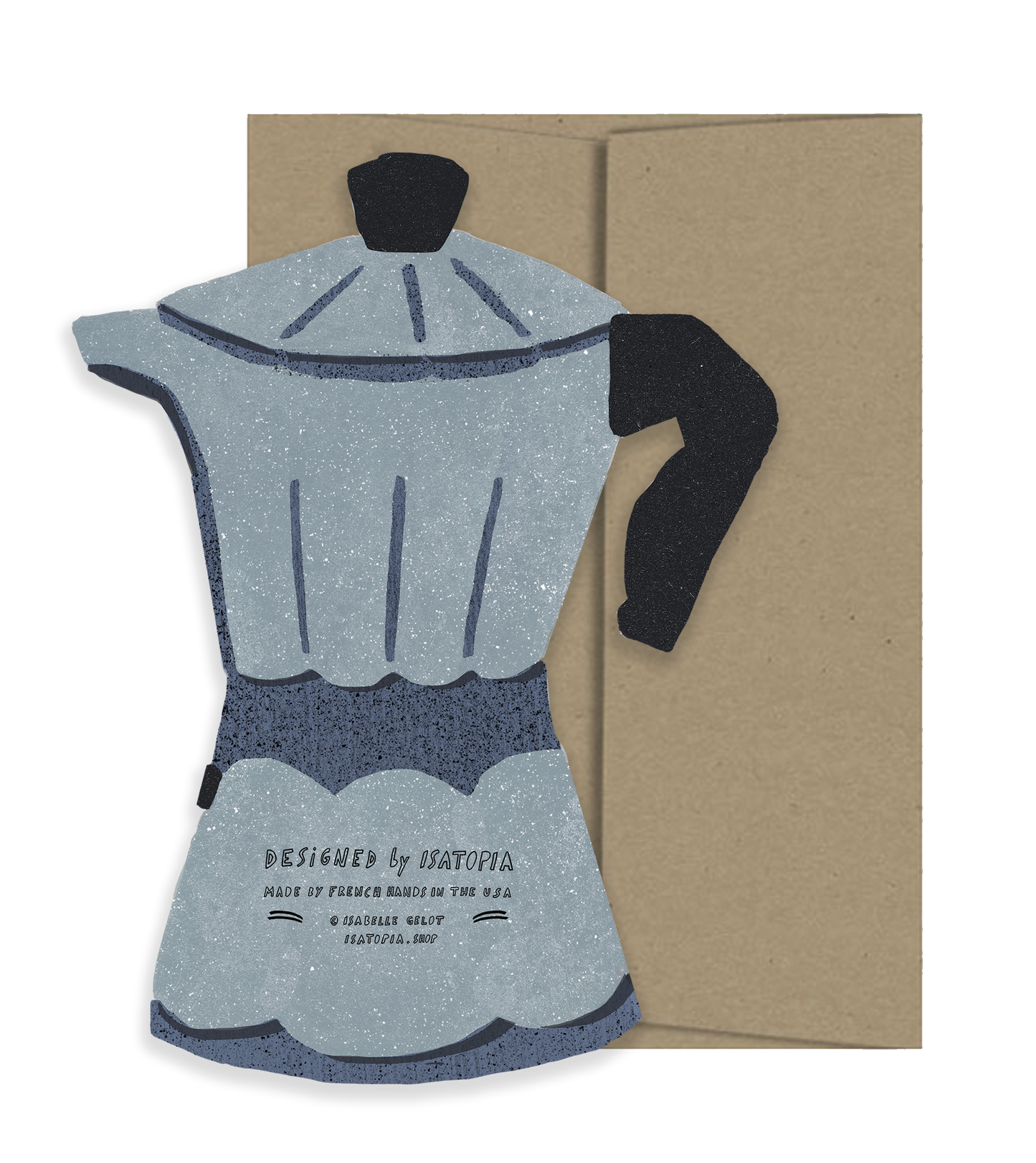 Espresso Die Cut Card · Isatopia