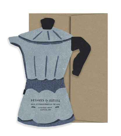 Espresso Die Cut Card · Isatopia