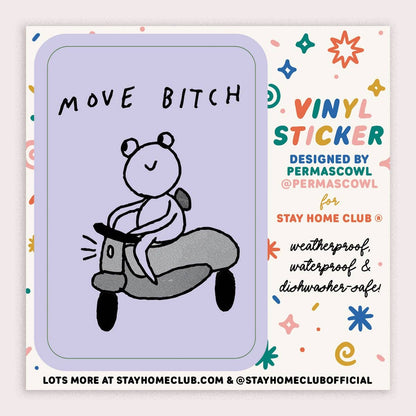 Move Sticker · Stay Home Club