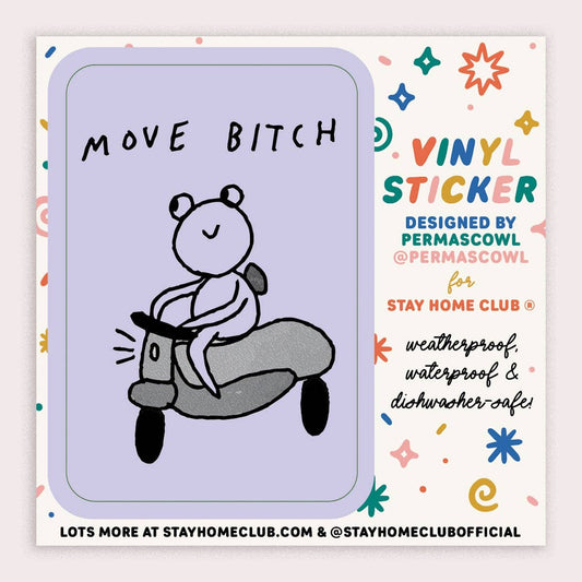 Move Sticker · Stay Home Club