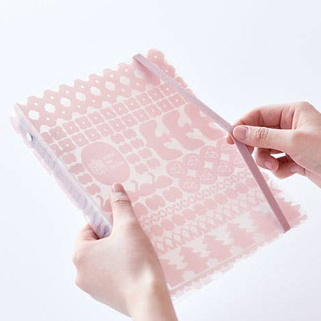 Pink OTONA Sticker Collection Binder · King Jim