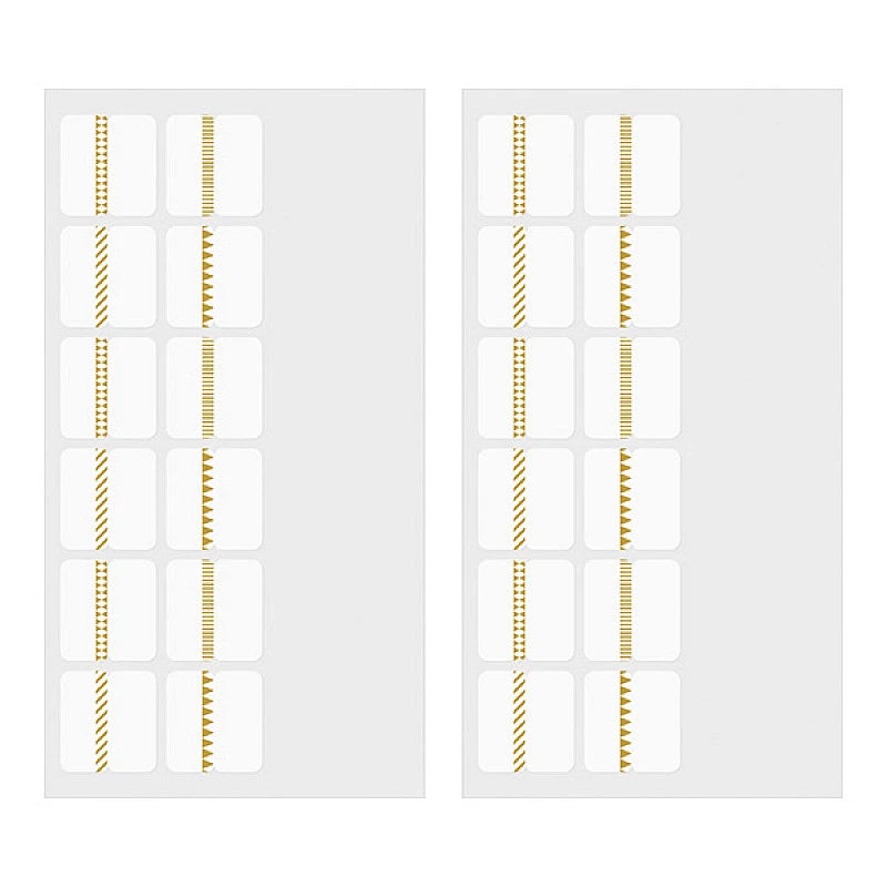 Gold Pattern Chiratto Index Tab · Midori