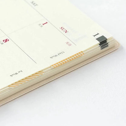 Gold Pattern Chiratto Index Tab · Midori
