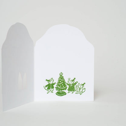 Merry Mushroom House Letterpress Holiday Greeting Card · Phoebe Wahl & Egg Press
