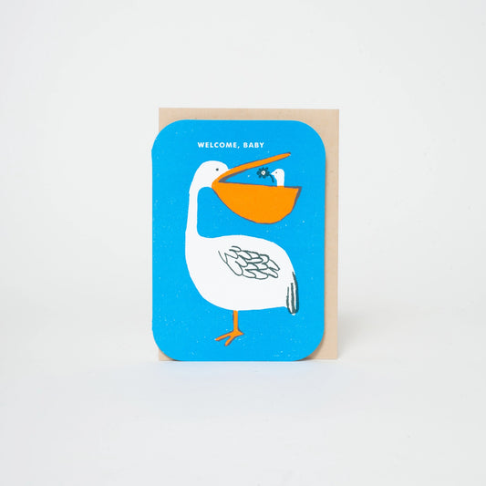 Welcome, Baby Congrats Pelican Card · Egg Press