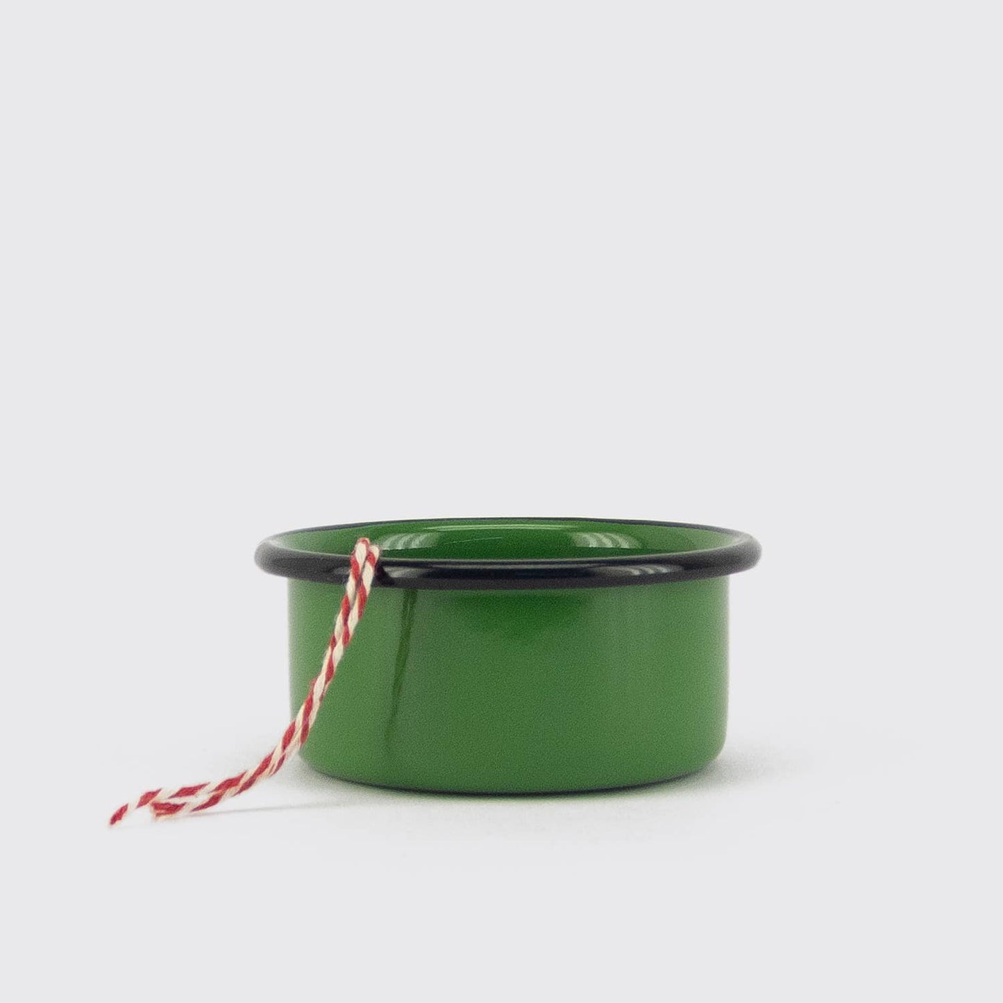 Nopal Green Enamel Sauce Bowl · Utilitario Mexicano