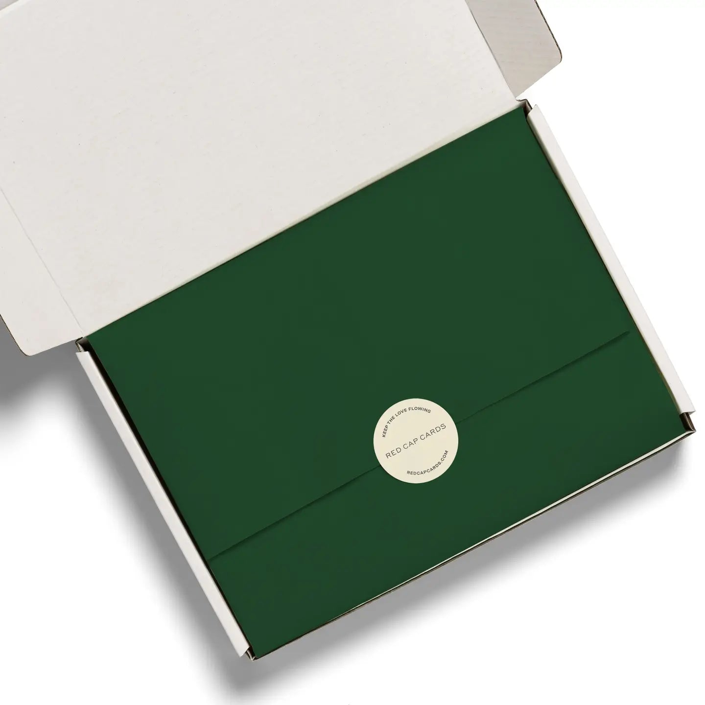 Evergreen Tissue Paper · Red Cap Cards