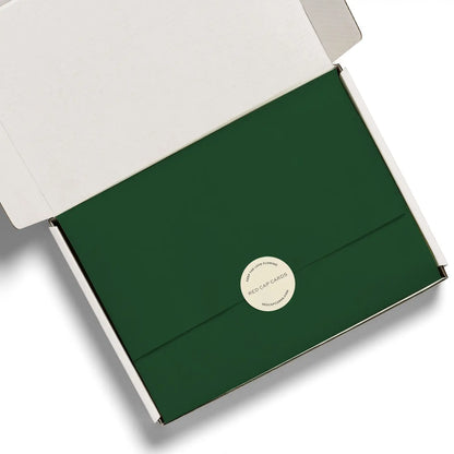 Evergreen Tissue Paper · Red Cap Cards