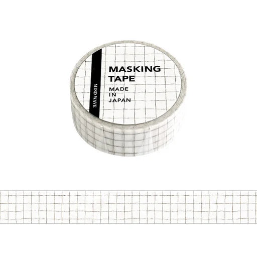White Check Pattern Clear Tape · Mind Wave