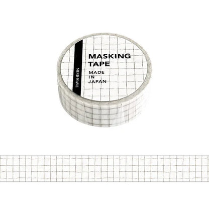 White Check Pattern Clear Tape · Mind Wave