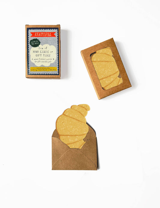 Croissant Mini Cards《Box of 6》 · Isatopia