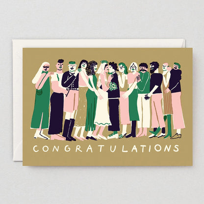 Wedding Party Congratulations Greeting Card · Wrap