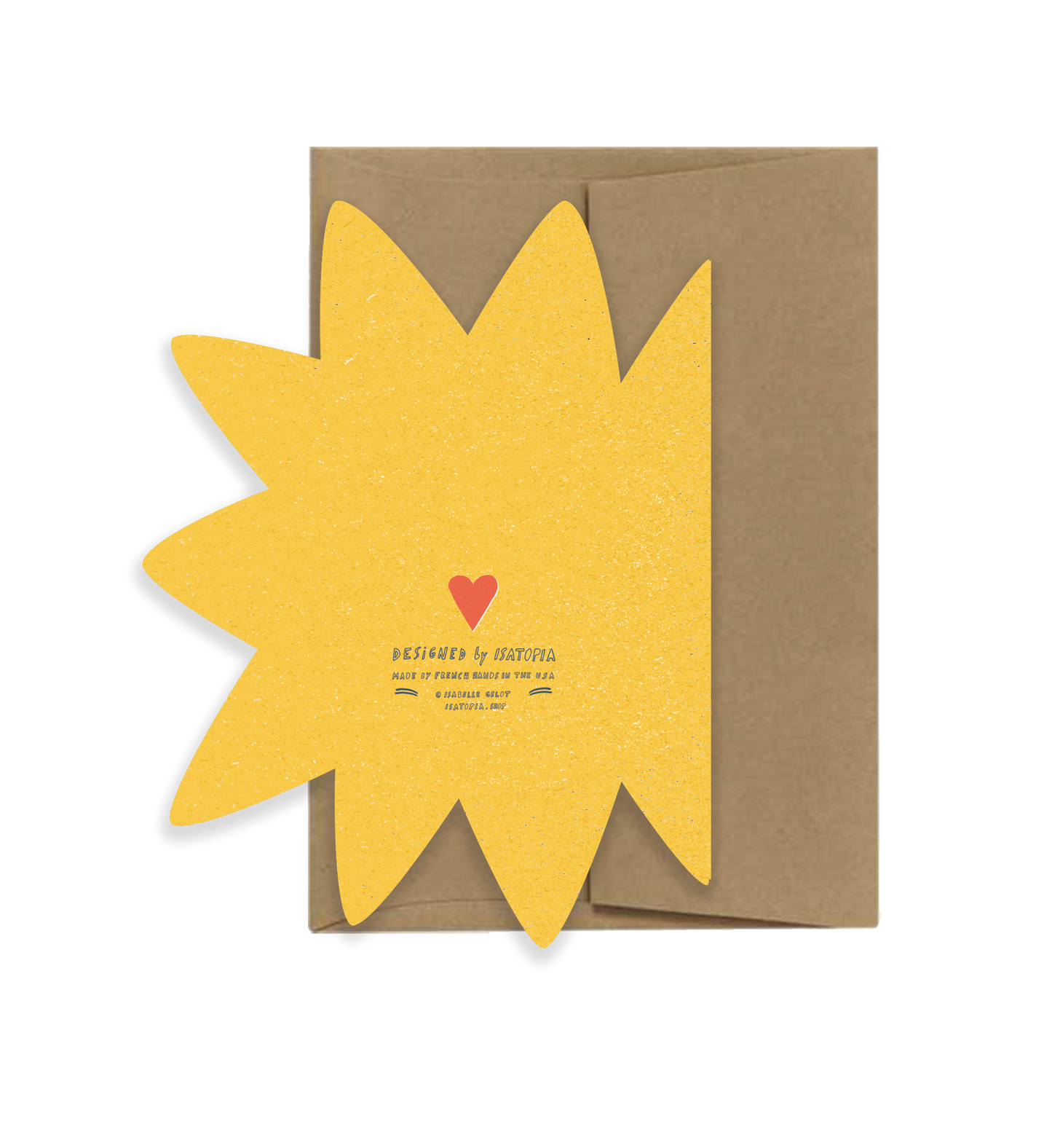 Star Blink Die Cut Card · Isatopia