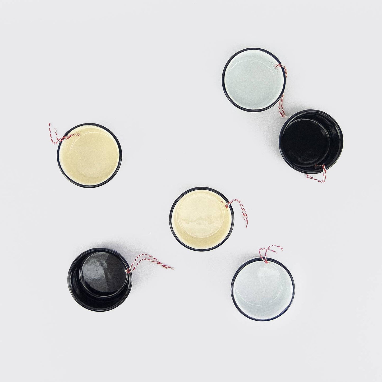 Cream Enamel Sauce Bowl · Utilitario Mexicano
