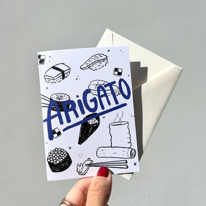 Arigato Mini Cards《Set of 6》 · Paper Plant Co