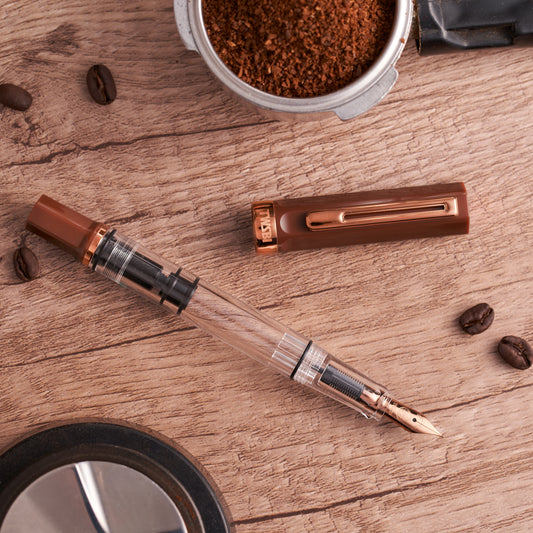 TWSBI ECO Espresso w/ Bronze Fountain Pen《Medium》