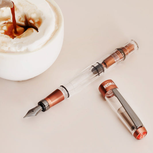 TWSBI Diamond 580ALR Affogato w/Onyx Fountain Pen《Medium》