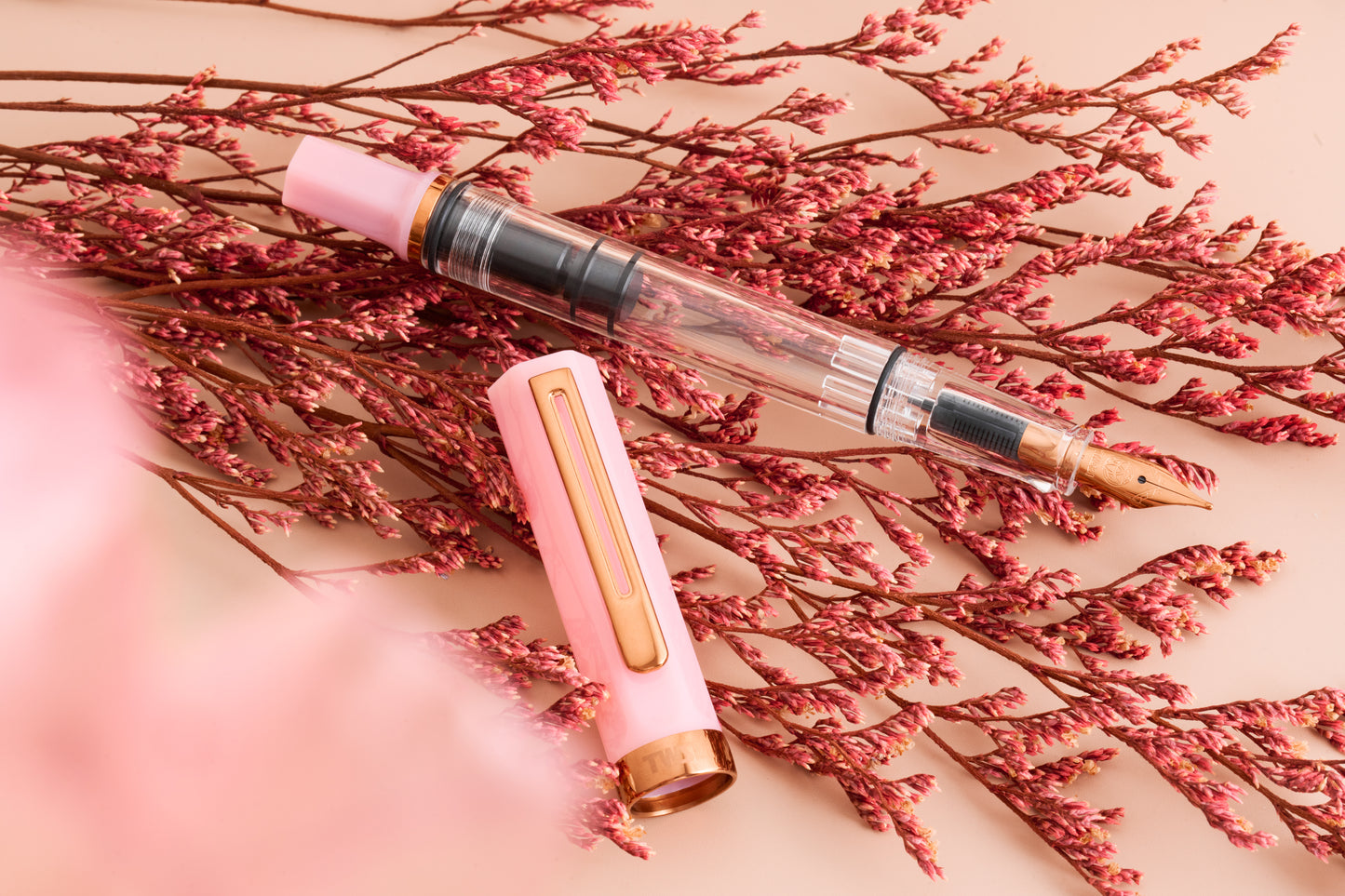 TWSBI ECO Pink Lemonade w/Bronze Fountain Pen《Medium》