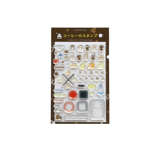 Fukuwake Coffee Clear Stamps · Sakuralala