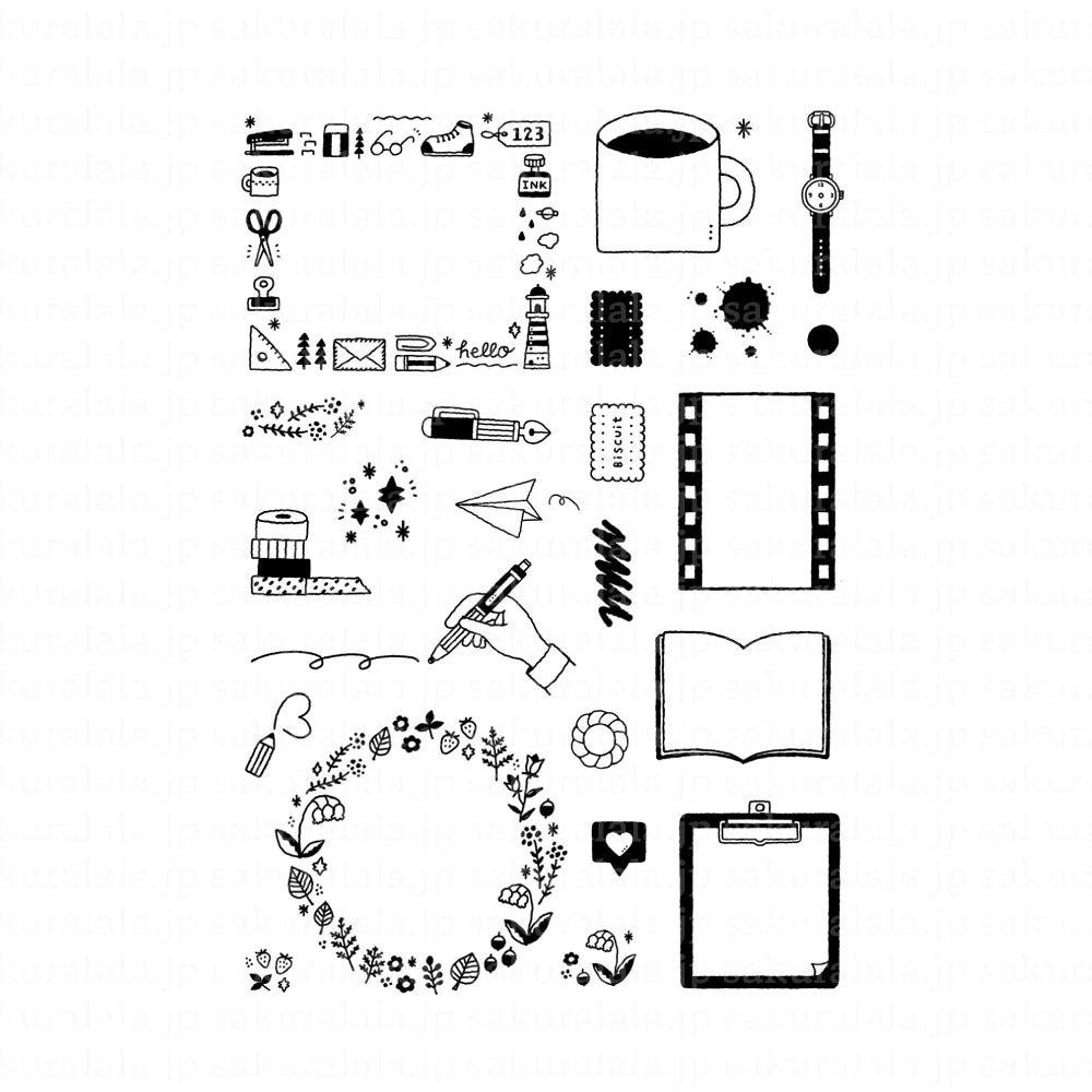 HST Life Outlined Clear Stamps · Sakuralala