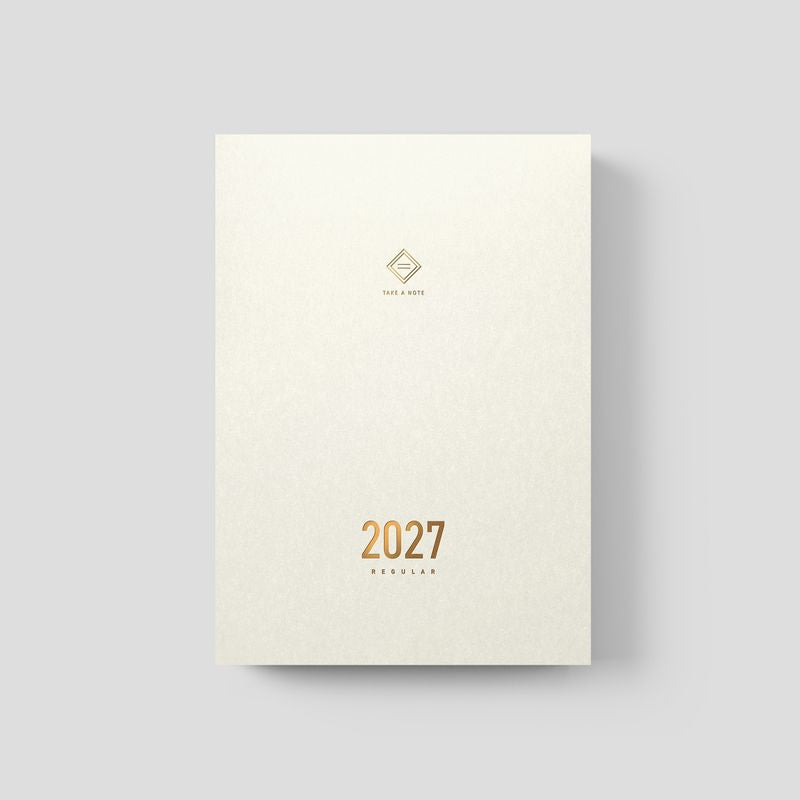 2027 TAKE A NOTE REGULAR PLANNER《A5 English| Regular Planner 》