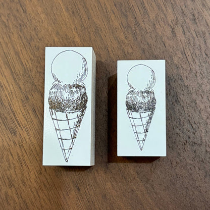 Glace Wooden Stamp・Mon petit artiste