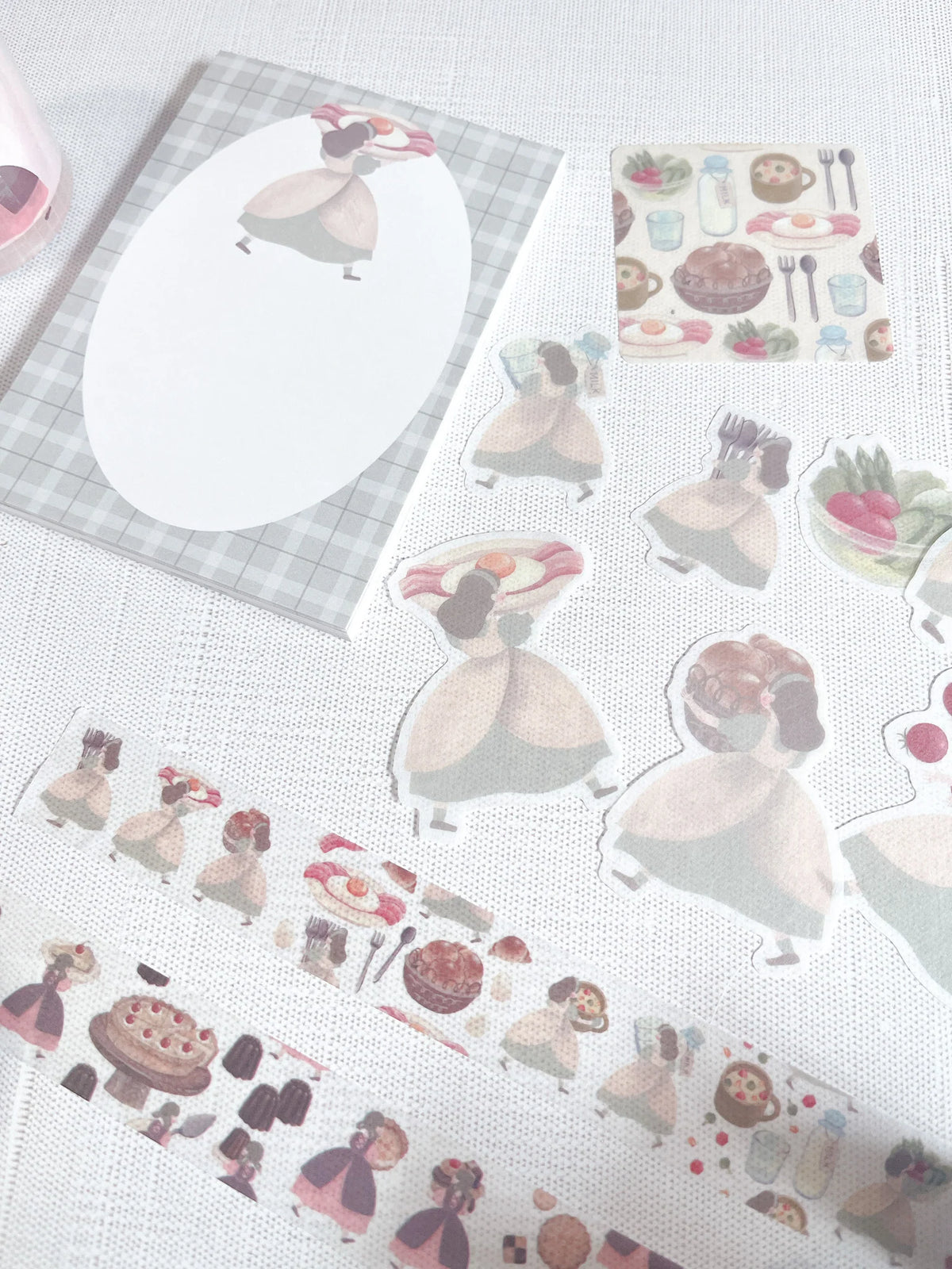 Necktie Breakfast Is Ready Flake Sticker · Papier Platz