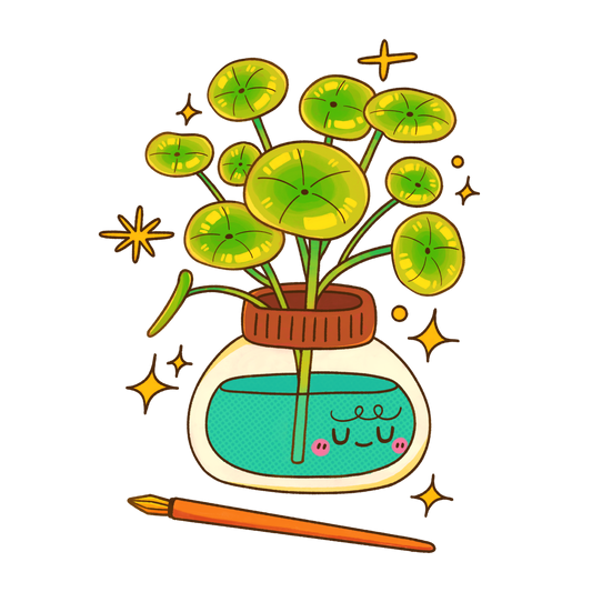 Inkwell Planter Vinyl Sticker · Eggtart Studio x Paper Plant Co