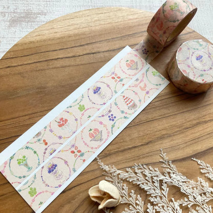 Yamanashi Fruit & Jewelry Washi Tape・Keibunsha & meriBUN