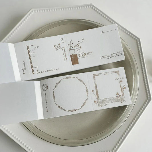 Collection Bronze Letterpress Memo Pad · Yohaku