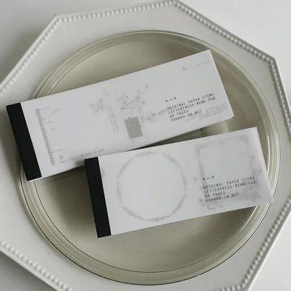 Collection Bronze Letterpress Memo Pad · Yohaku