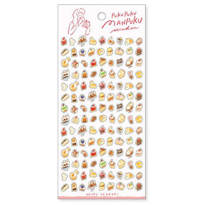 Western Confectionery Pukupuku Manpuku Series Sticker Sheet · Mind Wave