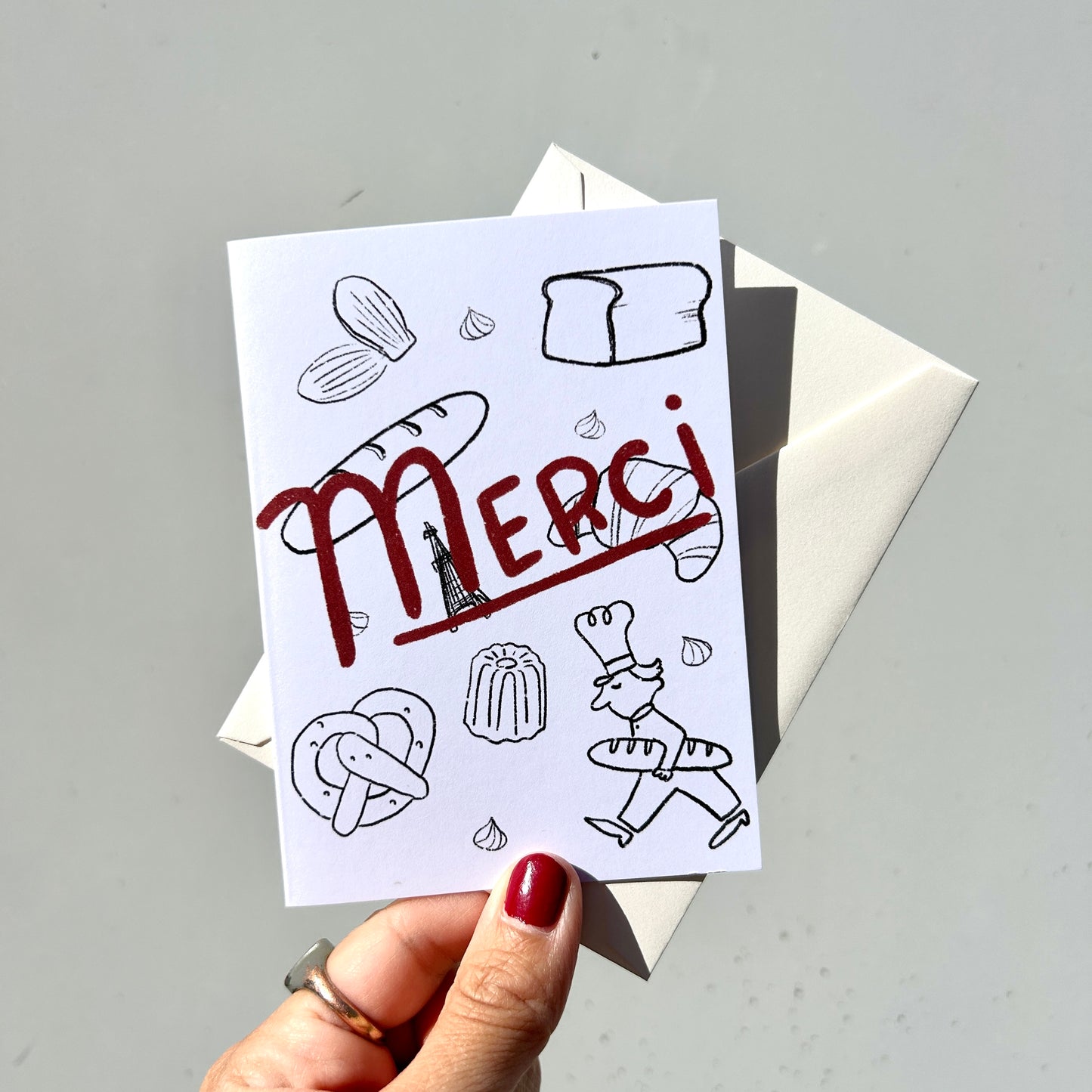 Merci Mini Cards《Set of 6》 · Paper Plant Co